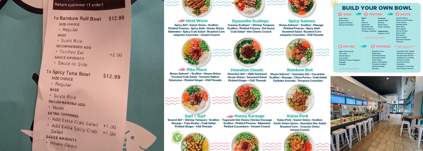 Just Poké Redmond Menu