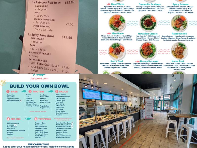 Just Poké Redmond Menu