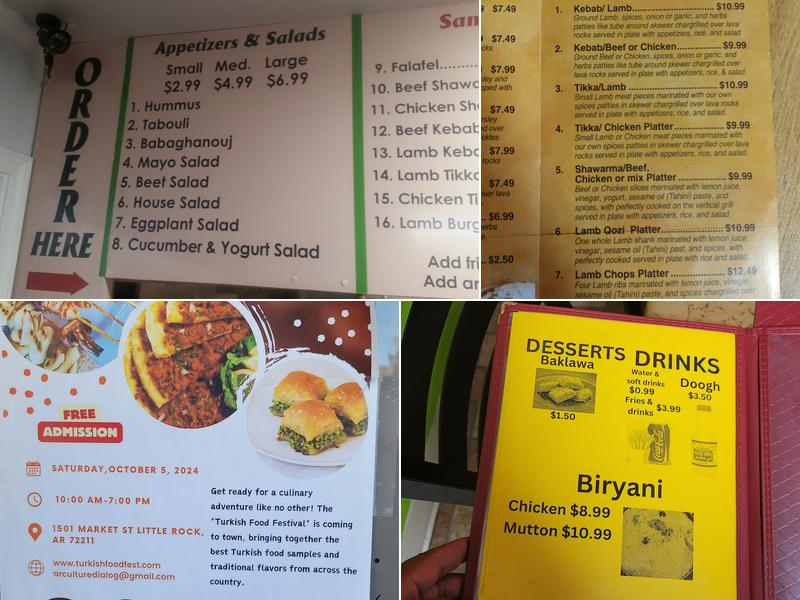 K-fash Mediterranean cuisine Menu
