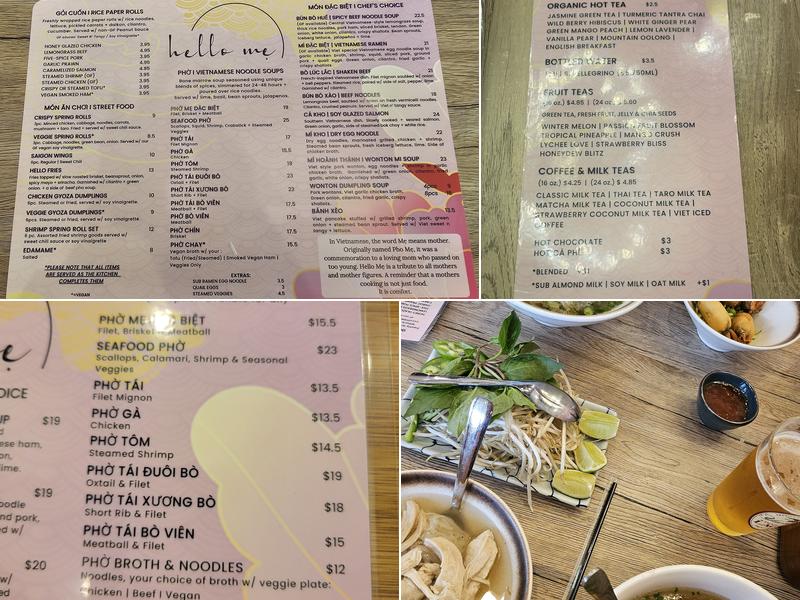 Hello Mẹ Vietnamese Kitchen Menu