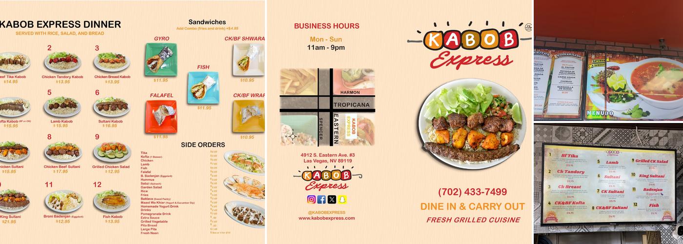 KABOB EXPRESS Menu