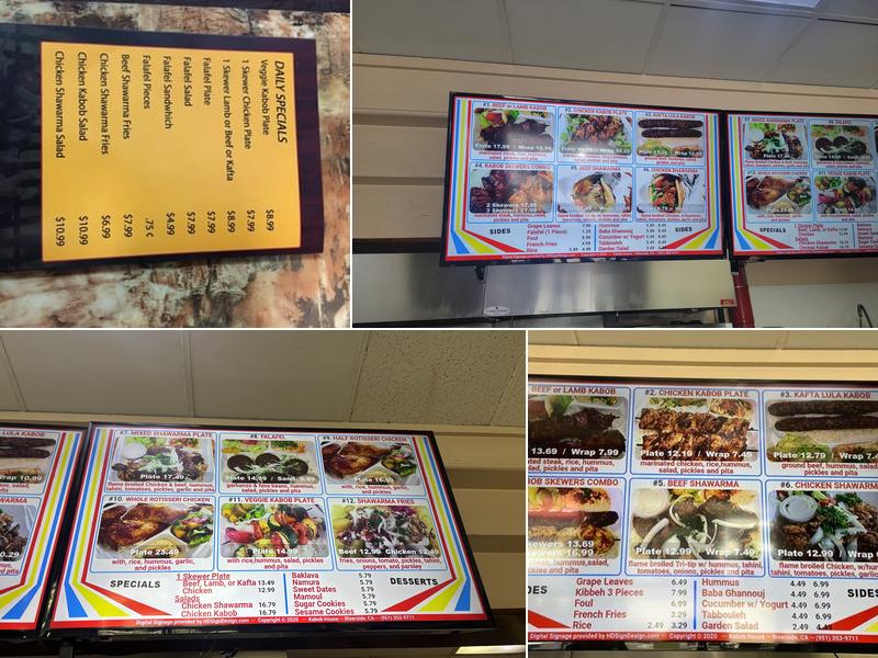 Kabob House Menu