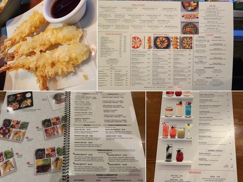 Kabuki Japanese Restaurant Menu