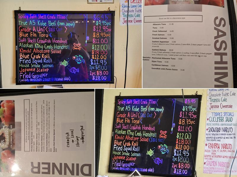 Kanno Menu