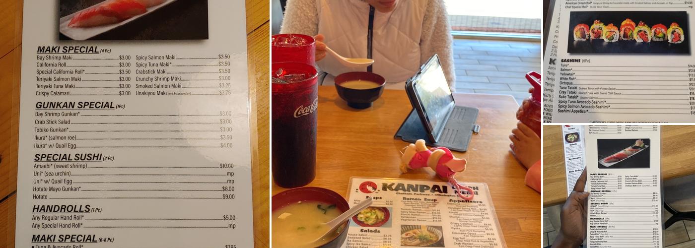 Kanpai 2 Menu