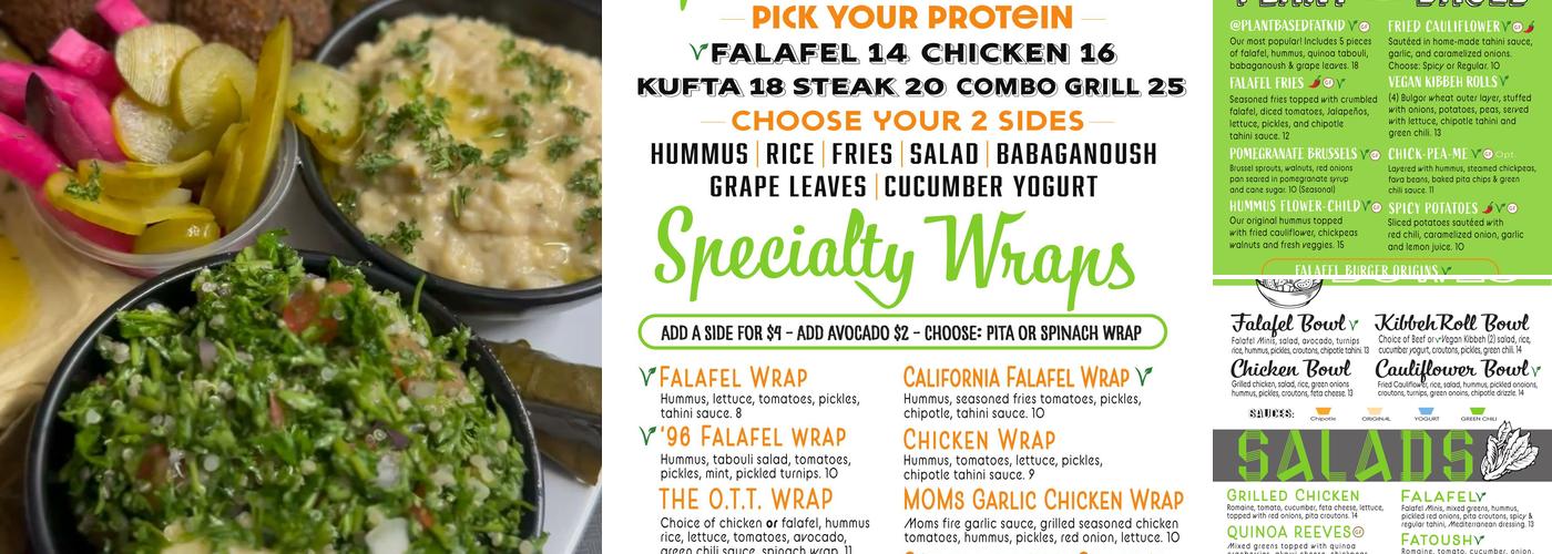 Kareem's Mediterranean - Anaheim Menu