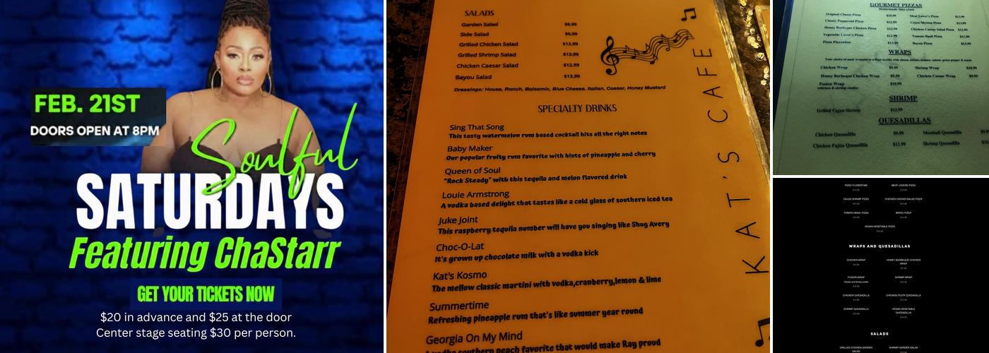 Kat's Cafe Menu