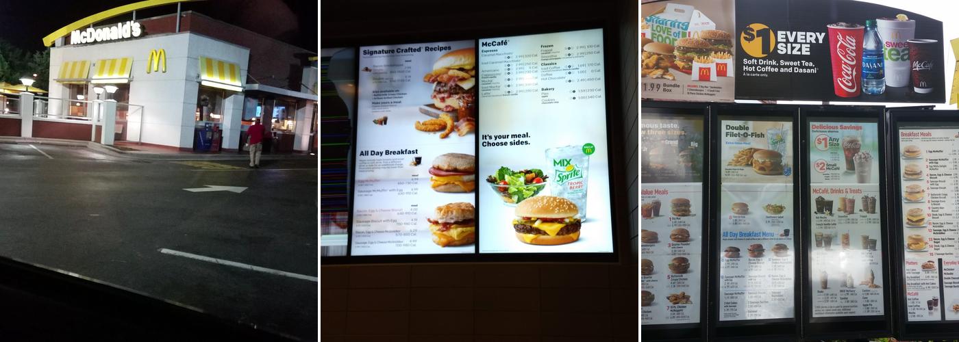 McDonald's Menu