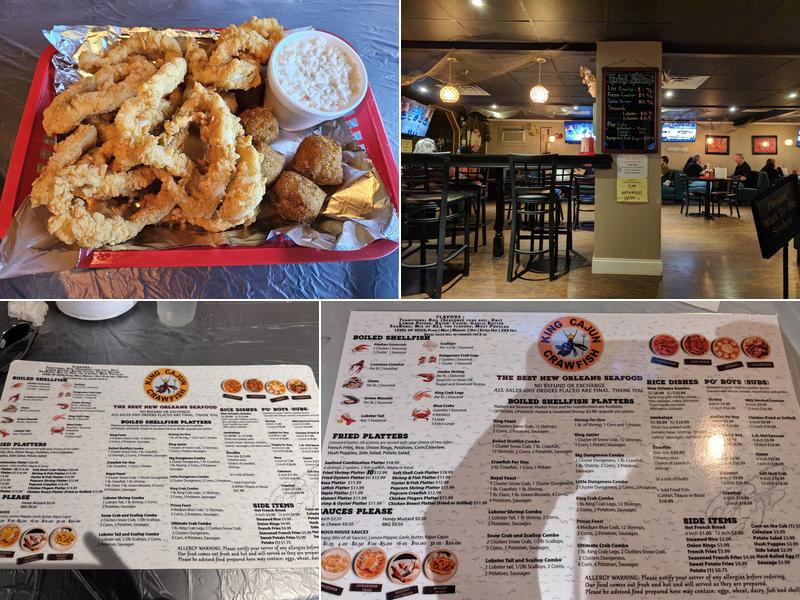 King Cajun Crawfish Menu