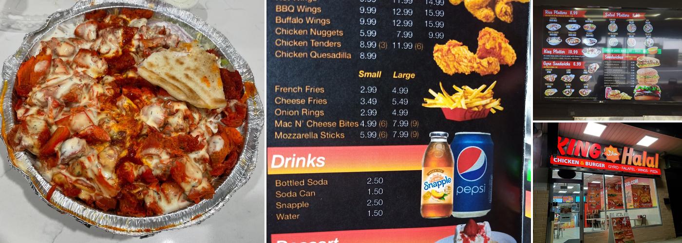 King Halal Menu