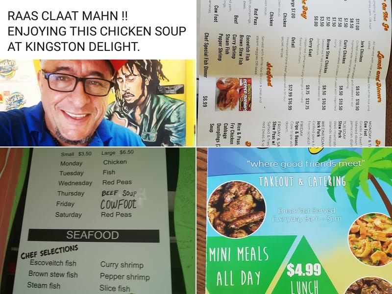 Kingston Delight Menu