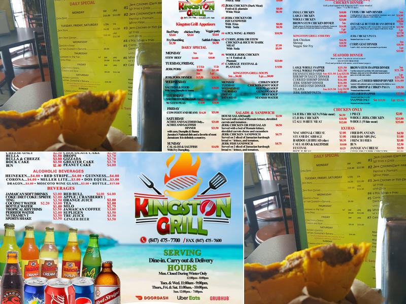 Kingston Grill Menu