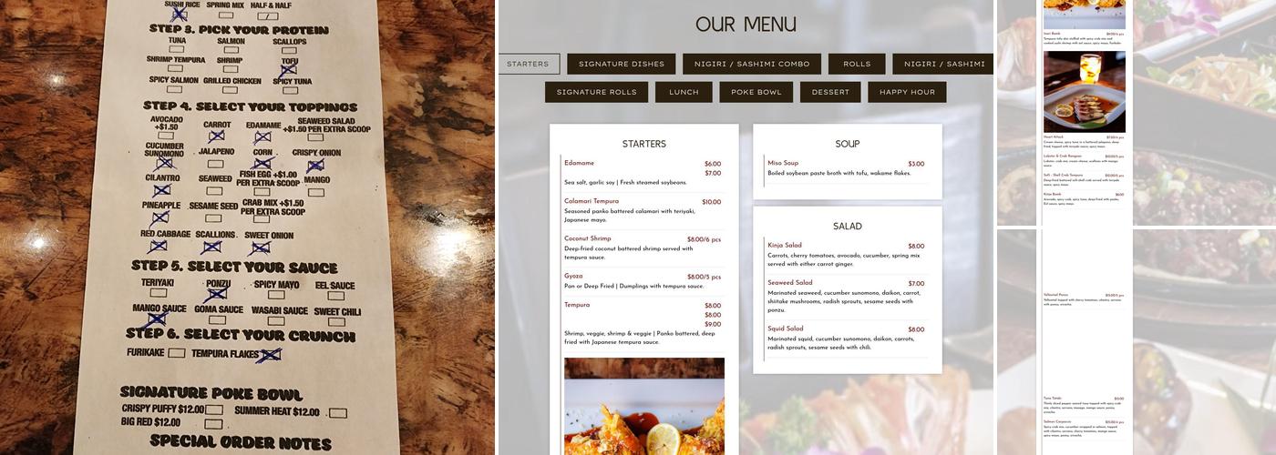 Kinja Menu