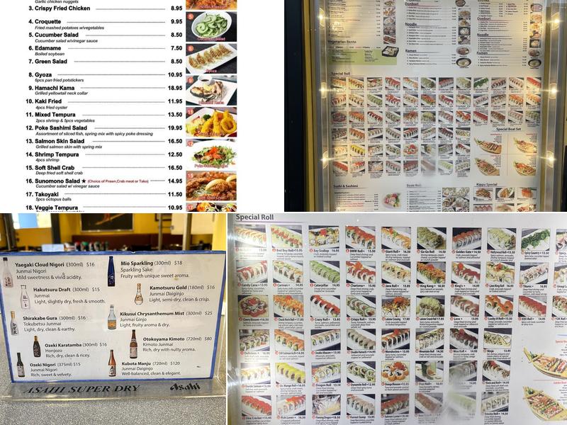 Kippu Menu