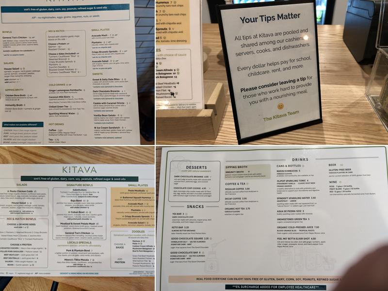 Kitava Menu