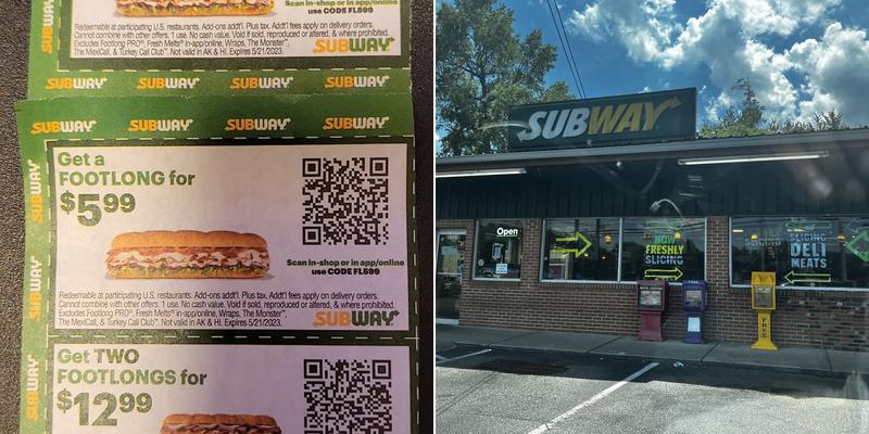 Subway Menu