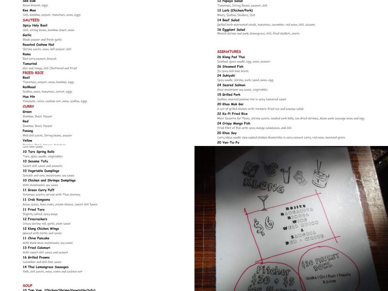 Klong Menu