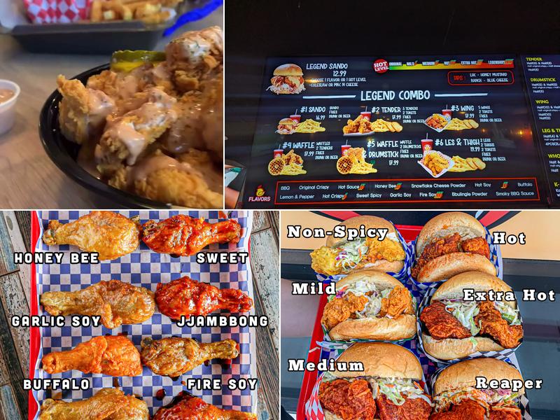 Legend Hot Chicken Menu