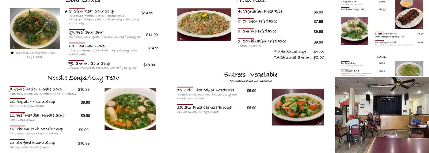 Kolap Restaurant Menu