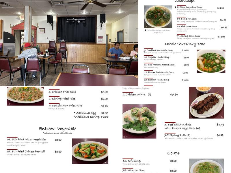 Kolap Restaurant Menu