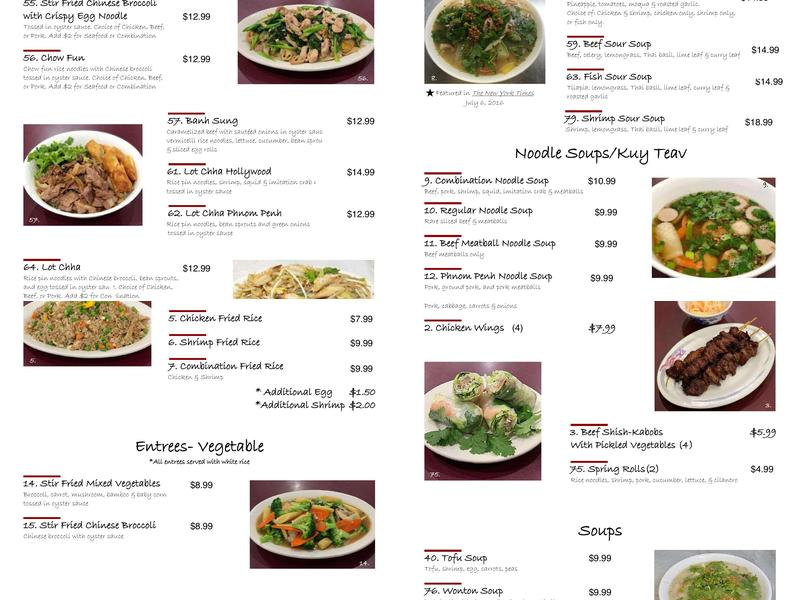 Kolap Restaurant Menu