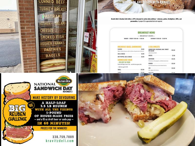 Kravitz Delicatessen Inc Menu