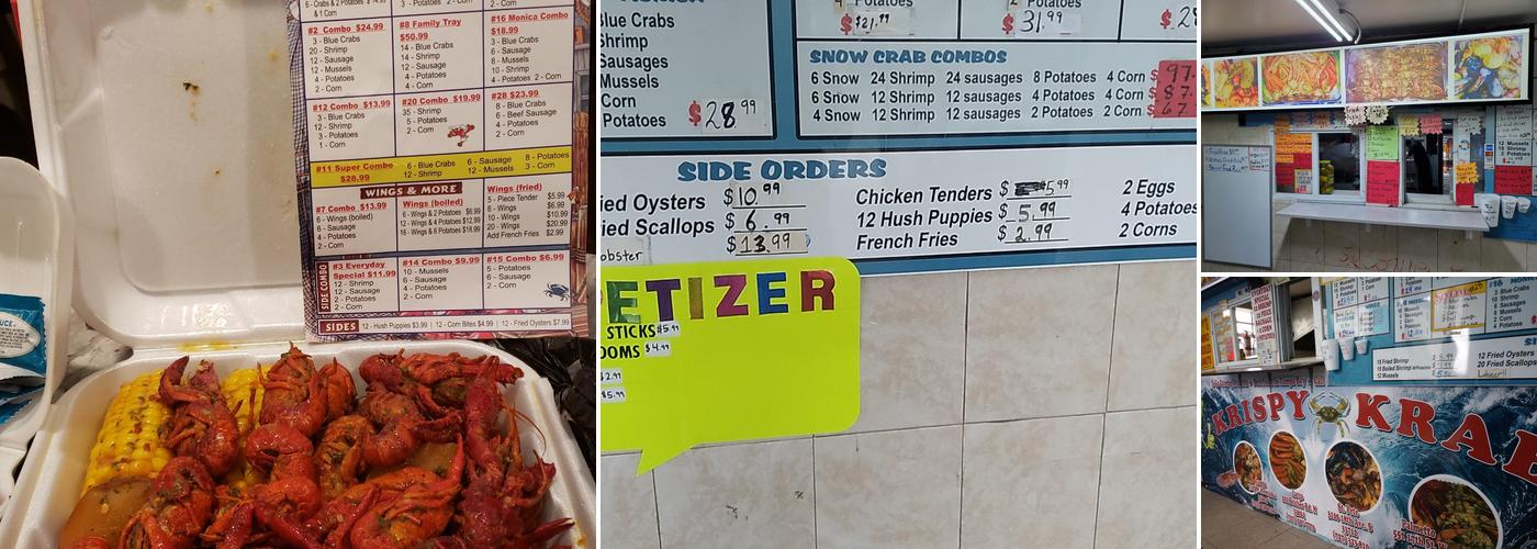 Krispy Krab Menu