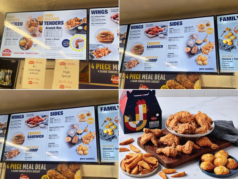 Krispy Krunchy Chicken Menu