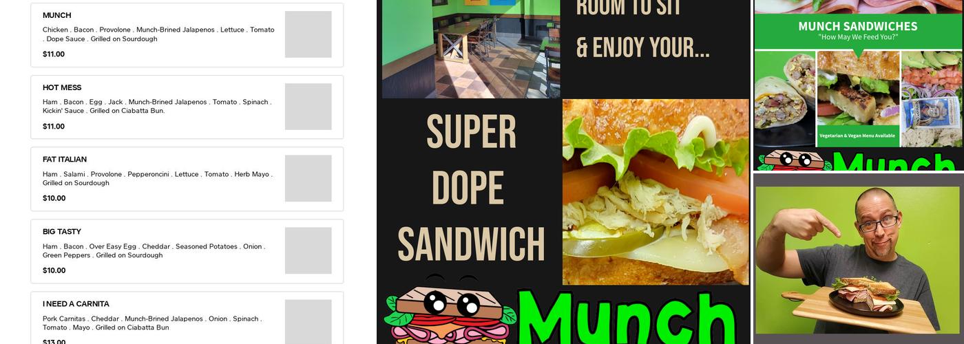 Munch Menu
