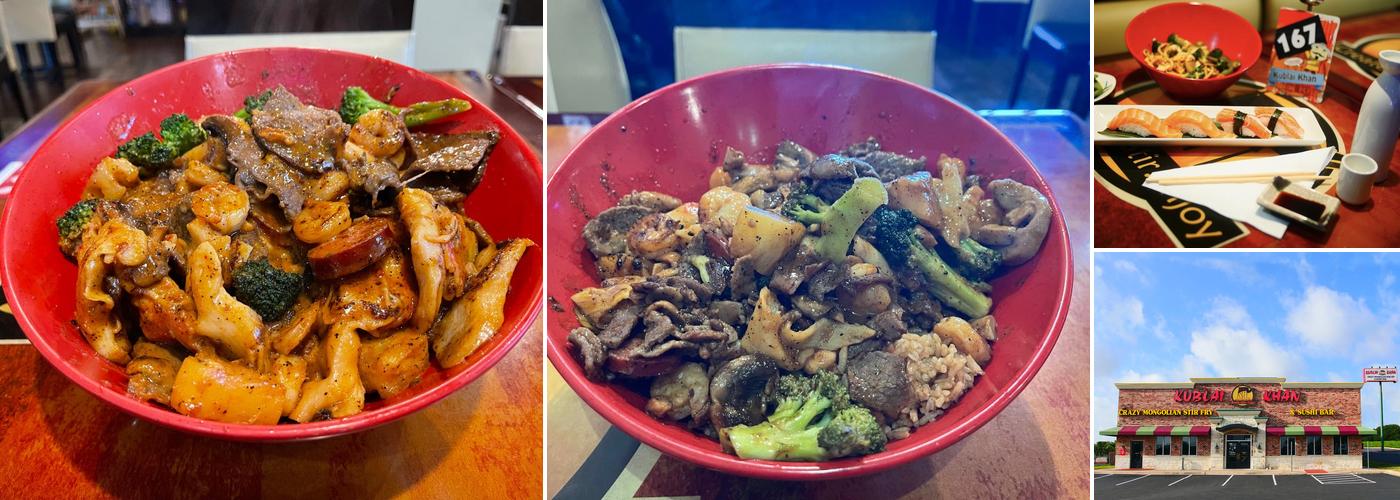 Kublai Khan Crazy Mongolian Stir Fry & Sushi Bar