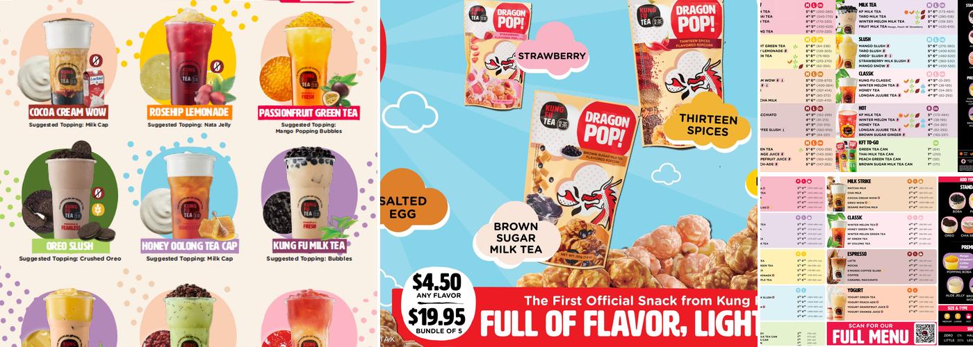 Kung Fu Tea Menu