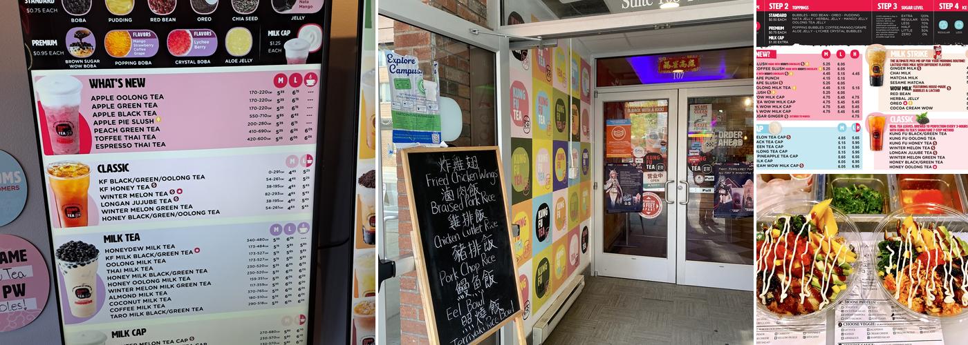 Kung Fu Tea Menu