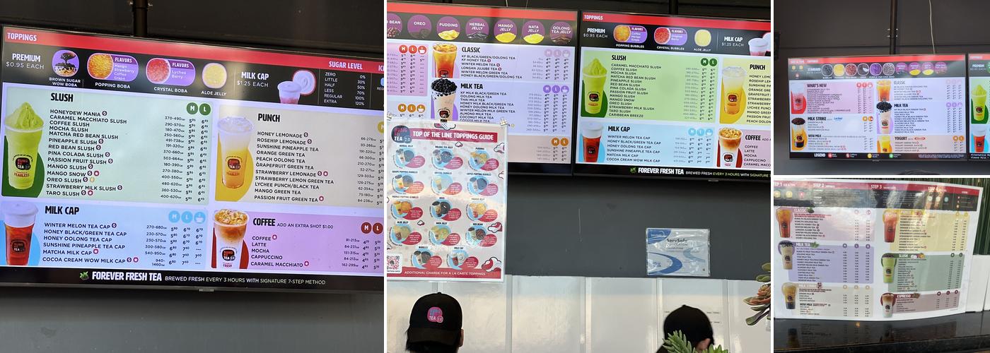Kung Fu Tea Menu