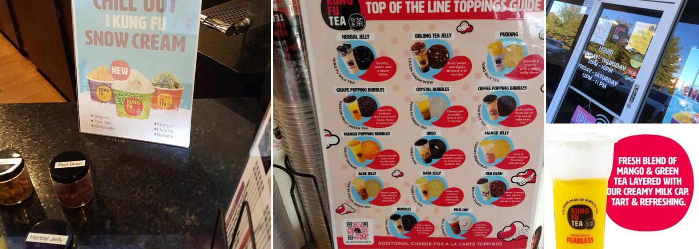Kung Fu Tea Menu