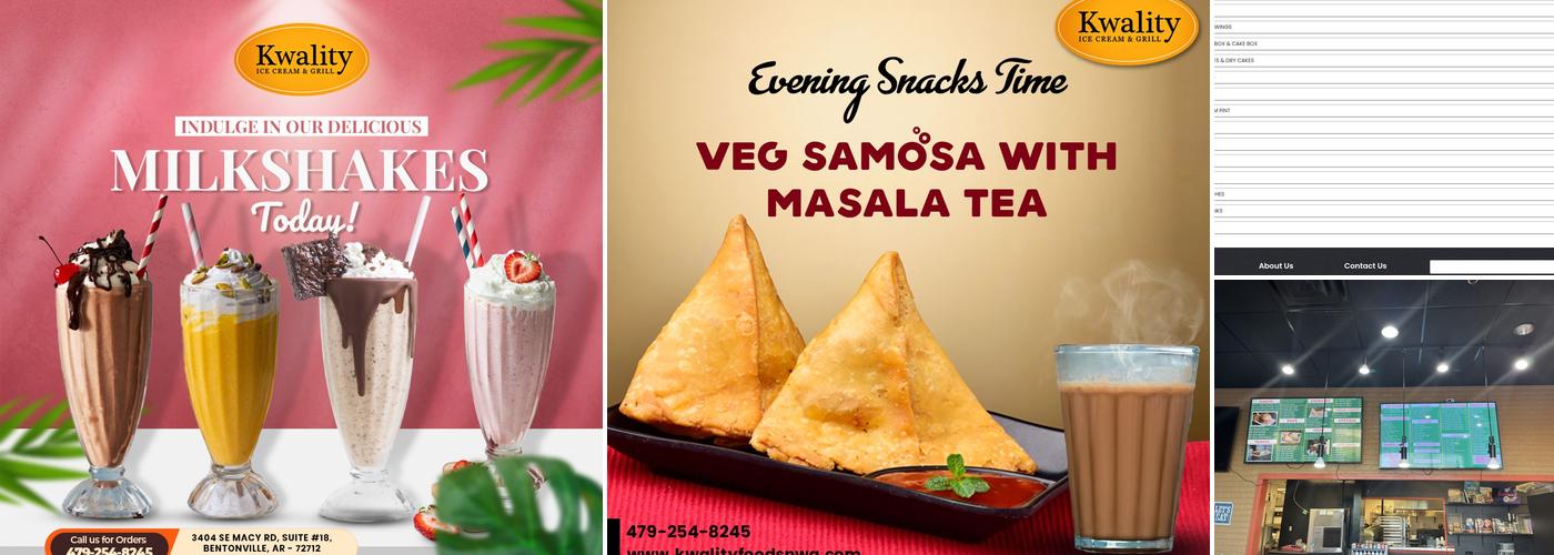 Kwality Ice Cream & Grill Menu