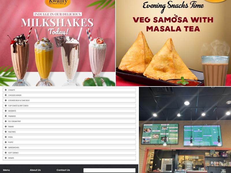 Kwality Ice Cream & Grill Menu