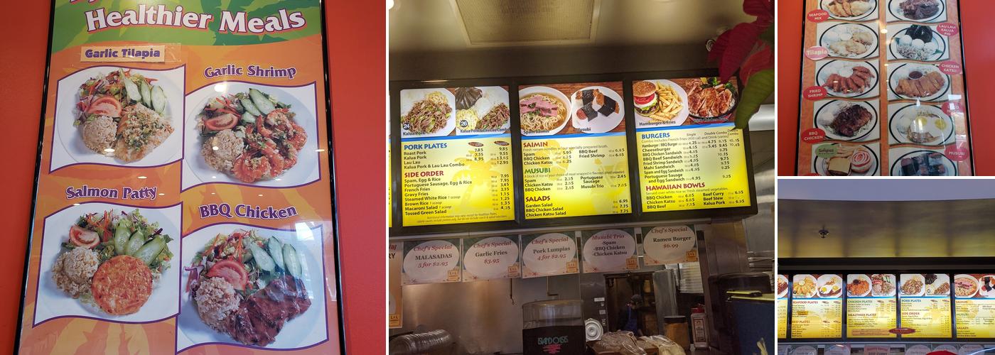 L&L Hawaiian Barbecue Menu