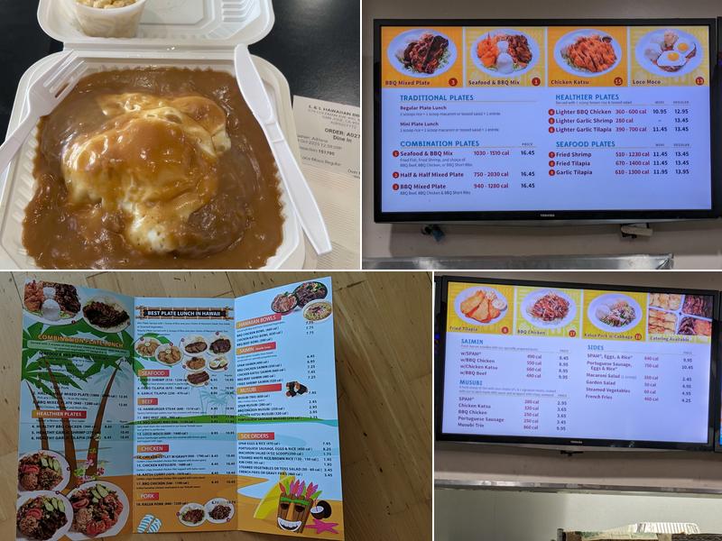 L&L Hawaiian Barbecue Menu