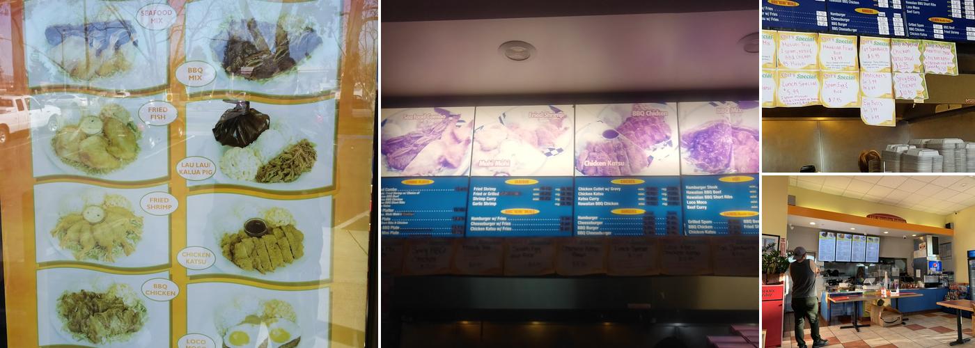 L&L Hawaiian Barbecue Menu