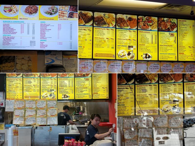 L&L Hawaiian Barbecue Menu