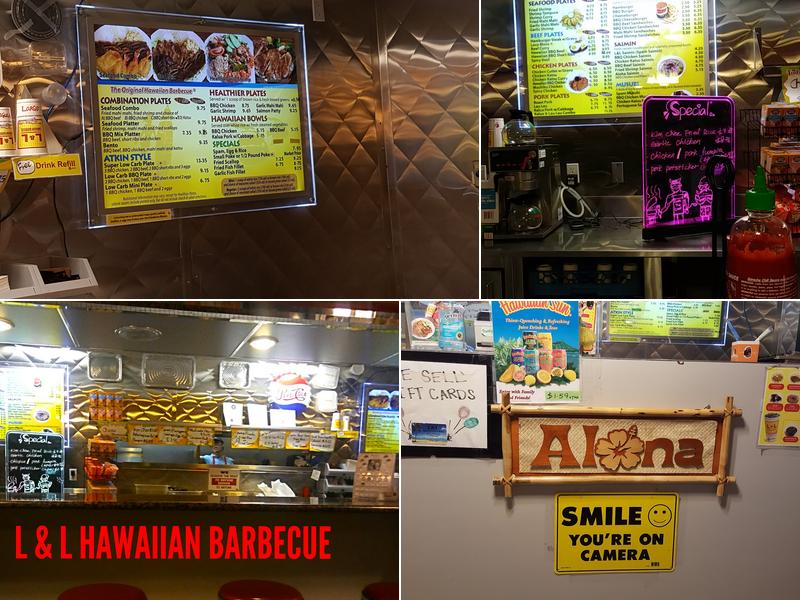 L&L Hawaiian Barbecue Las Vegas Menu