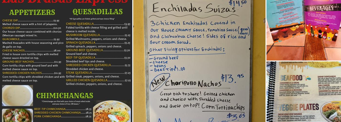 Las Brasas Grill Menu