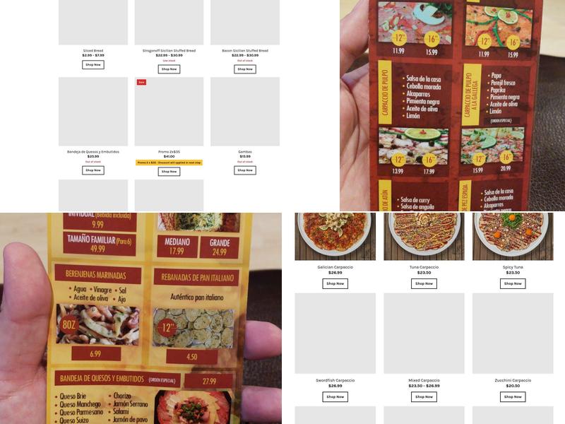 La Carpaccieria Menu