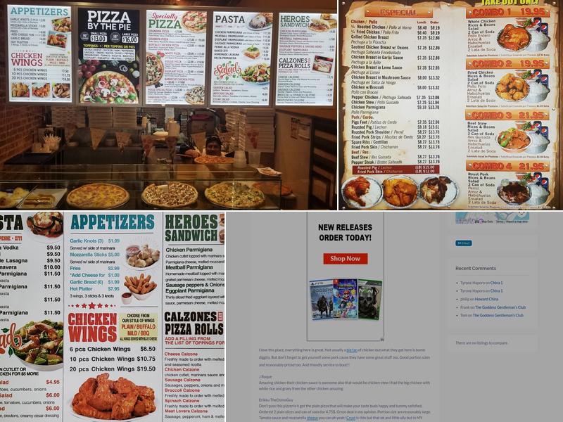 La Casa Del Pollo & Pizzeria Menu