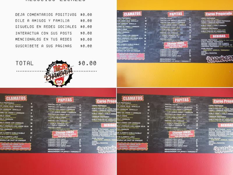 La Changada Menu