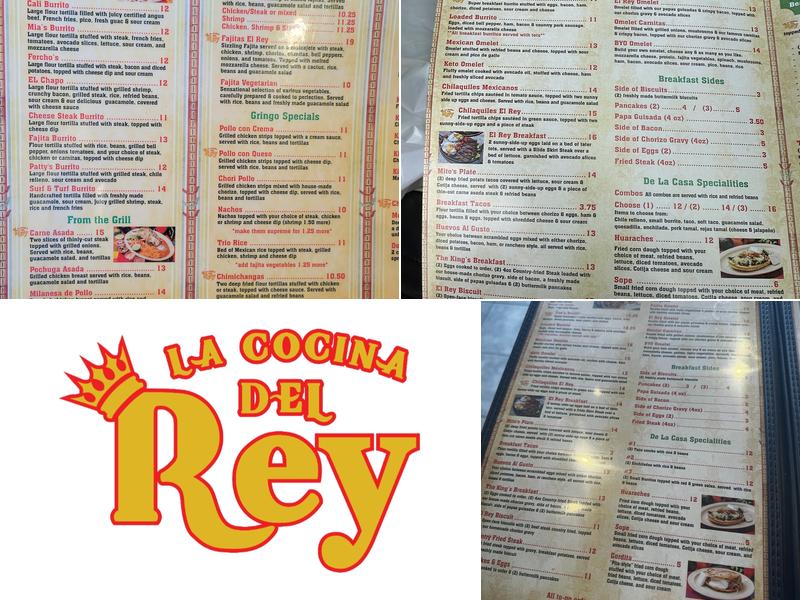 La Cocina Del REY Menu