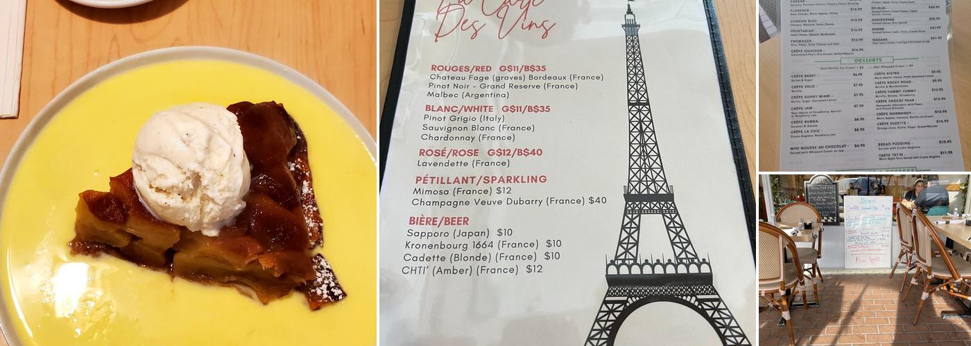 La Crepe Bistro Menu