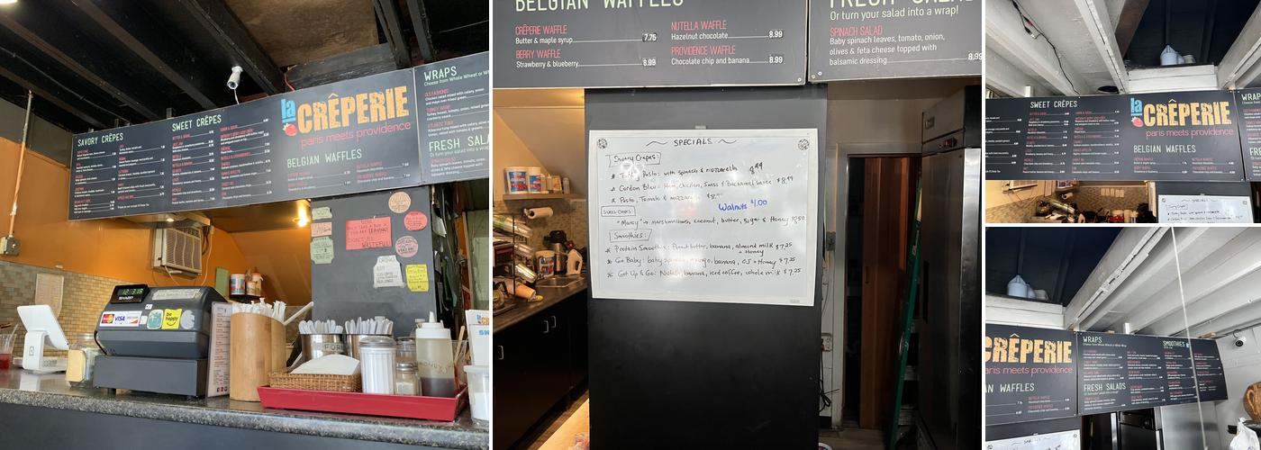 La Creperie Menu