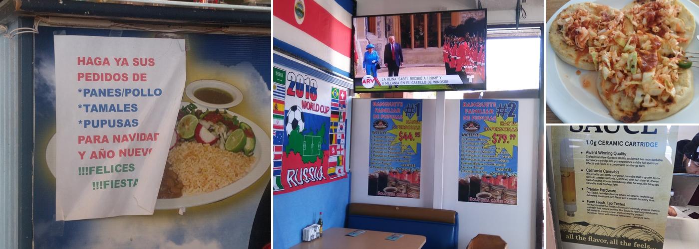 Pupuseria Y Restaurante La Llama Menu