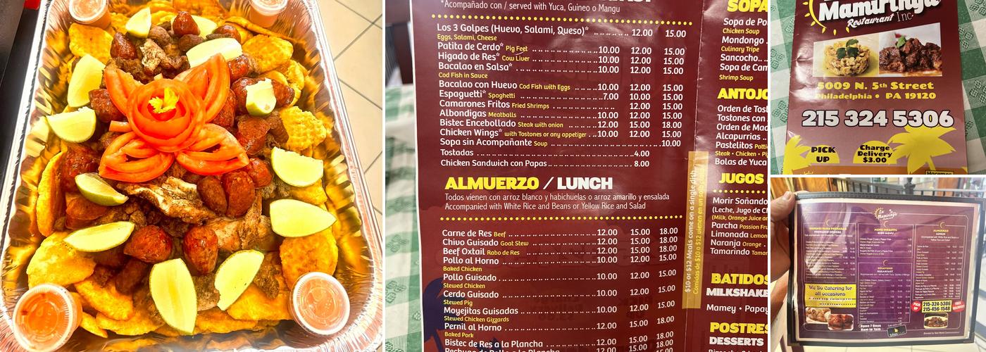 La Mamiringa Restaurant Menu